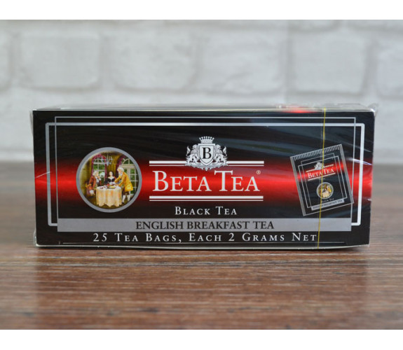 Черный чай Английский завтрак 25 пакетиков Beta tea