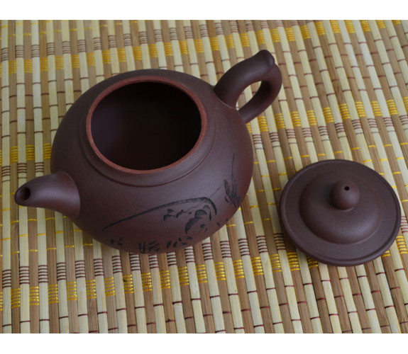 Глиняный чайник "Поющий лес"