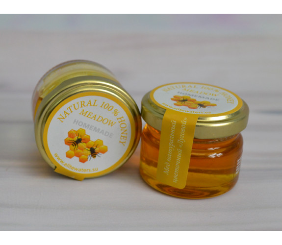 Мед натуральный цветочный "Луговой" 30 гр.