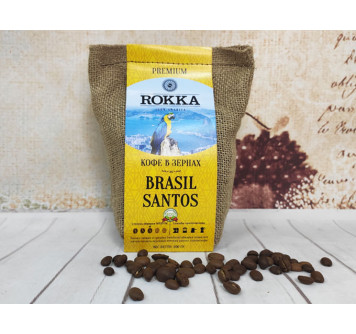 Кофе в зернах Rokka Бразилия Santos 200 г.