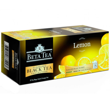 Пакетированный черный чай Лимон