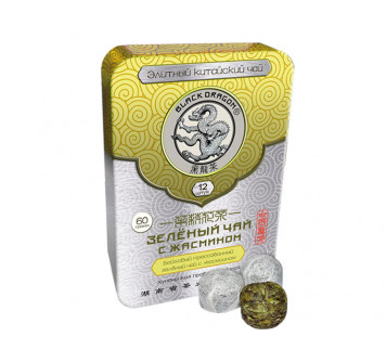 Чай зеленый с жасмином 60 г. пресованный