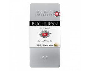 Шоколад Bucheron "Milky Pistachios", молочный с фисташкам, 100 г