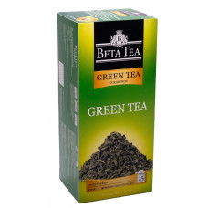 Чай Beta Tea "Зеленый", зеленый, 25 пакетиков