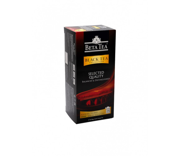 Чай Beta Tea "Отборное качество", черный, 25 пакетиков