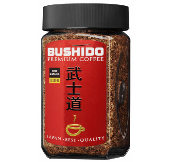 Кофе растворимый Bushido "Red Katana", 100 г