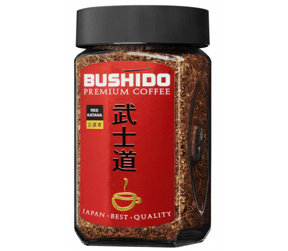 Кофе растворимый Bushido "Red Katana", 100 г